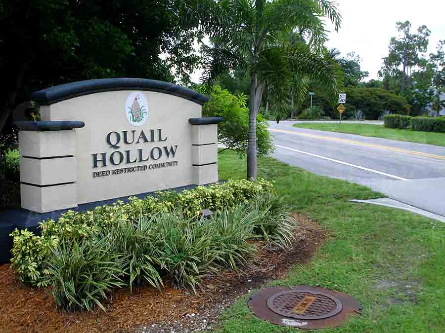QUAIL HOLLOW Signage
